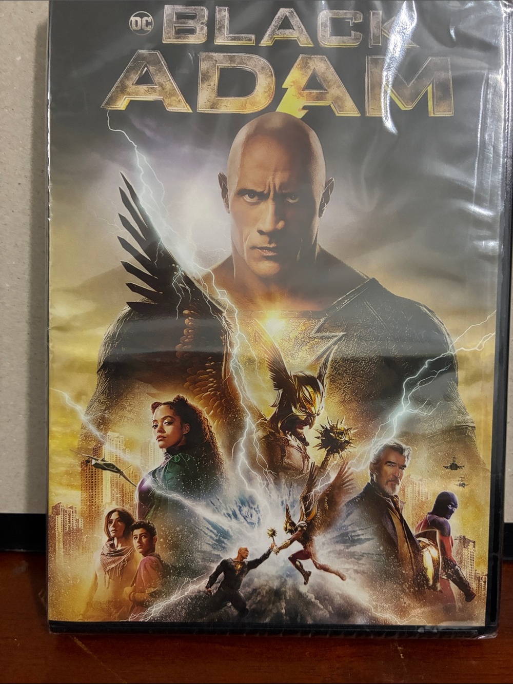 DC Black Adam Cover Art — Gold and Black